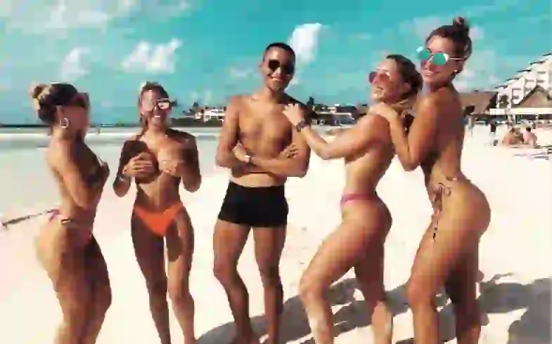 Paleo y sus amigas la pasaron genial en Miami y México.