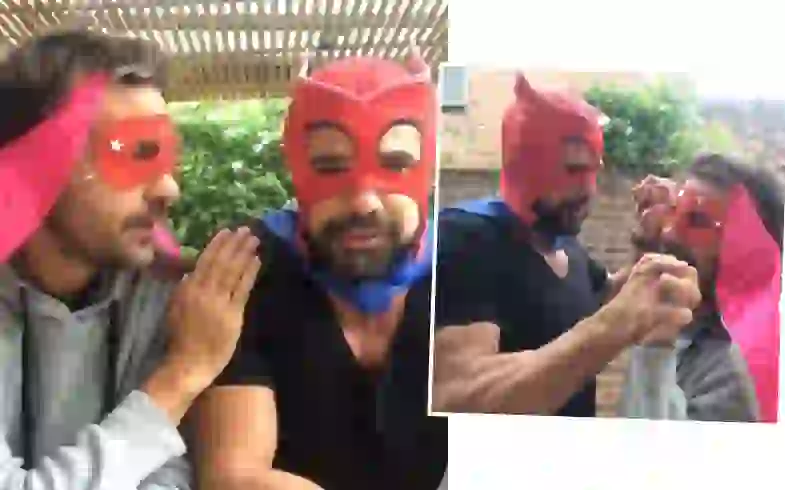 Luciano Castro y Pedro Alfonso se ríen de sus desgracias.