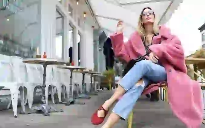 Dolores Barreiro se mostró feliz en NY