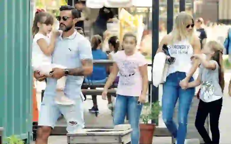 Cubero y Mica, vida en familia