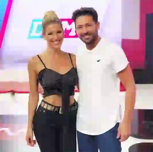 Junto a Macarena Rinaldi, su eterna amiga.