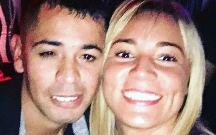 Rocío Oliva y Gastón, su hermano.