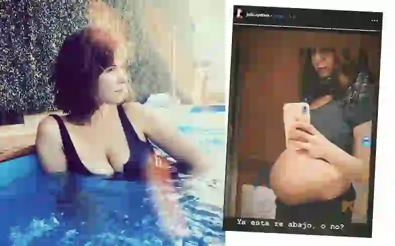 Cayetina, en la recta final de su primer embarazo.