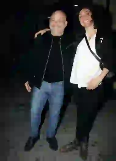 El humorista junto a su pareja que transita el 7mo mes