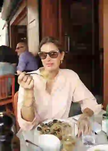 Dolores Barreiro de vacaciones en NY