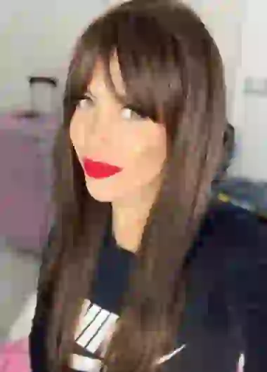 Wanda Nara jugó a ser morocha por un ratito