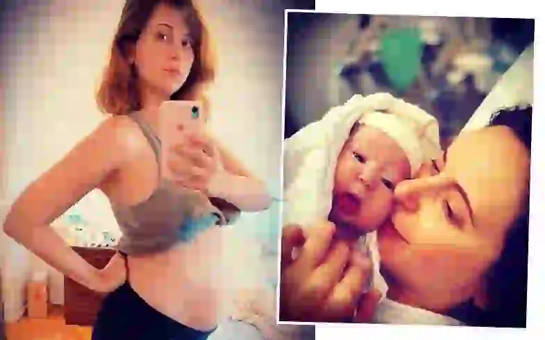 Cayetina presentó a Antonio, su bebé recién nacido.