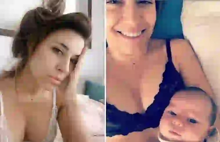 Mariana Brey y las complicaciones de tener una beba.