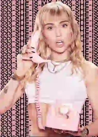 Miley Cyrus posa para su nueva y polémica producción