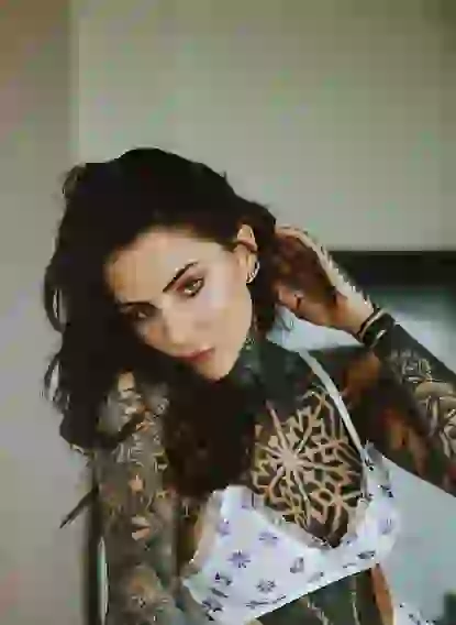 Candelaria sorprendió a su público uruguayo con una prenda jugada.