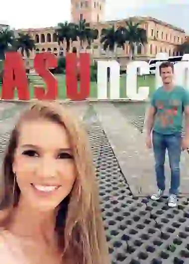 Nico Sporleder, su marido, la acompañó.