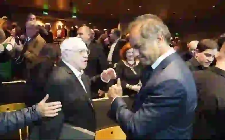 Daniel Scioli junto a Soriano.