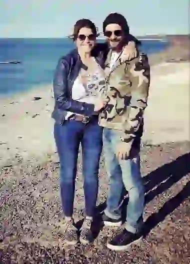 Naza y su chico son puro amor.