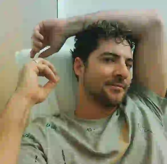 David celebró sus 40 junto a Matteo.