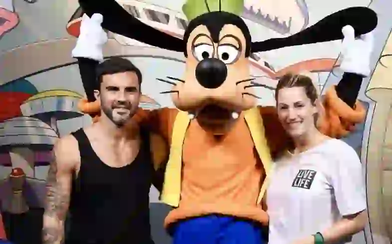 A pura broma con Gooffy.