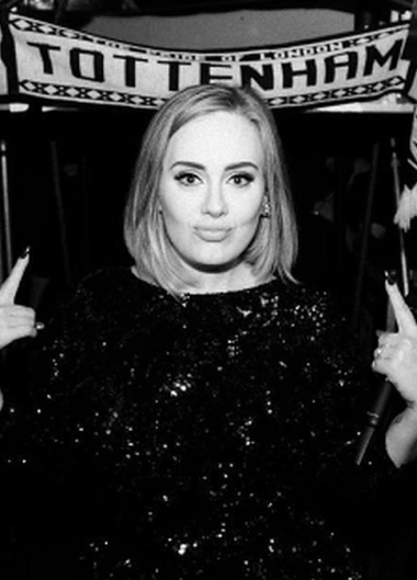 Adele, fan del Tottenham