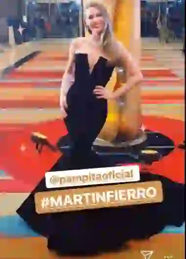 Pampita y un diseño impactante