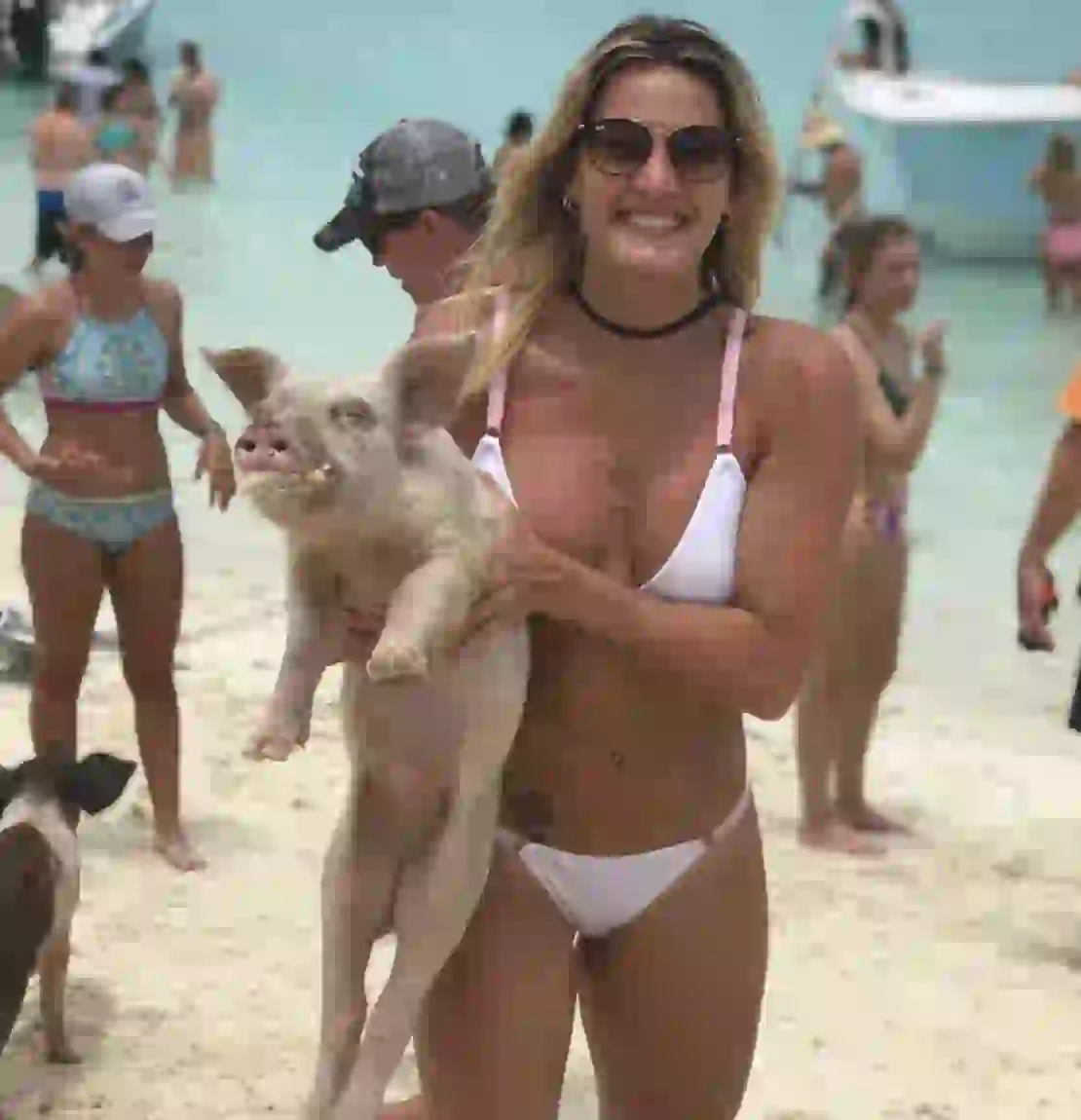 Mica y Fabián están de vacaciones en Bahamas.