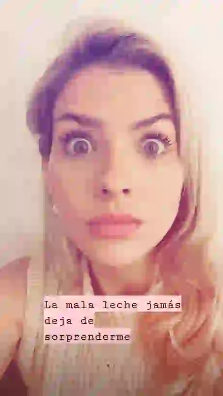 El descargo de la China en Instagram Stories.