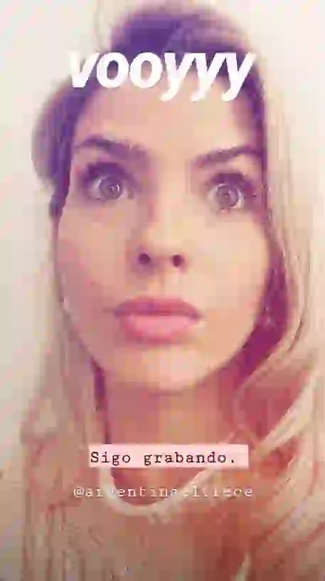 El descargo de la China en Instagram Stories.