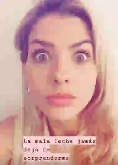 El descargo de la China en Instagram Stories.