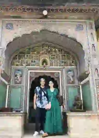 Dolores Barreiro y Matías Camisani en la India