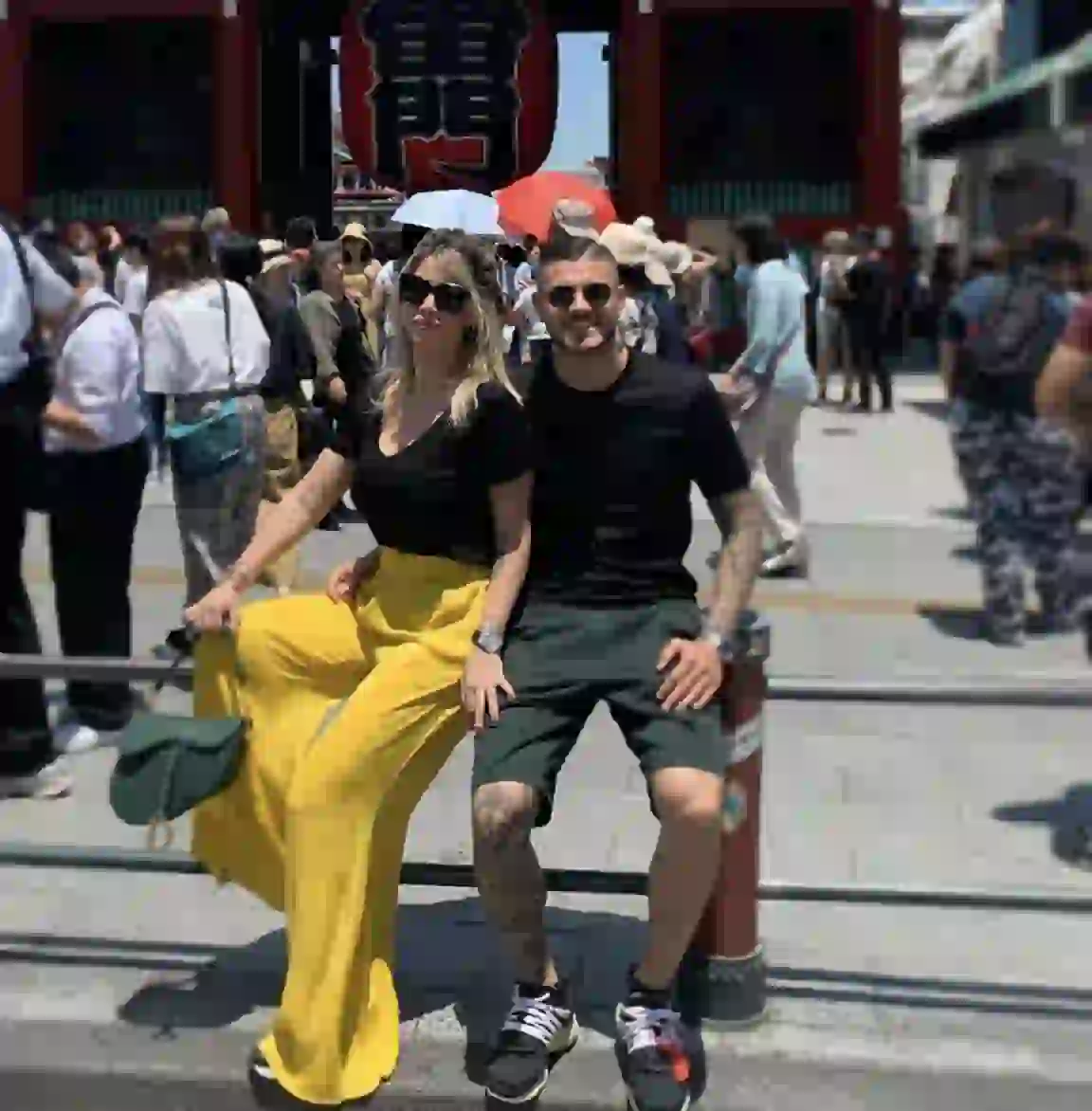 Mauro se sumó al viaje que Wanda emprendió con Marley y Mirko.