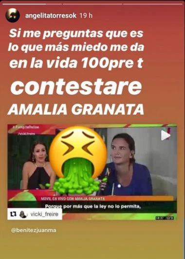 Esto subió a sus stories.