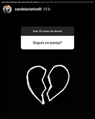 La pareja se separó tras un año de amor.