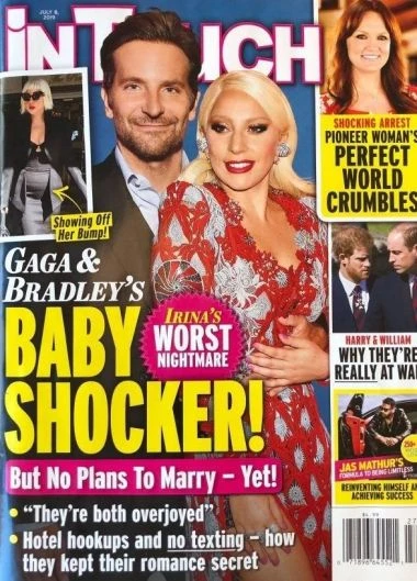 La revista In Touch salió en su tapa con la noticia