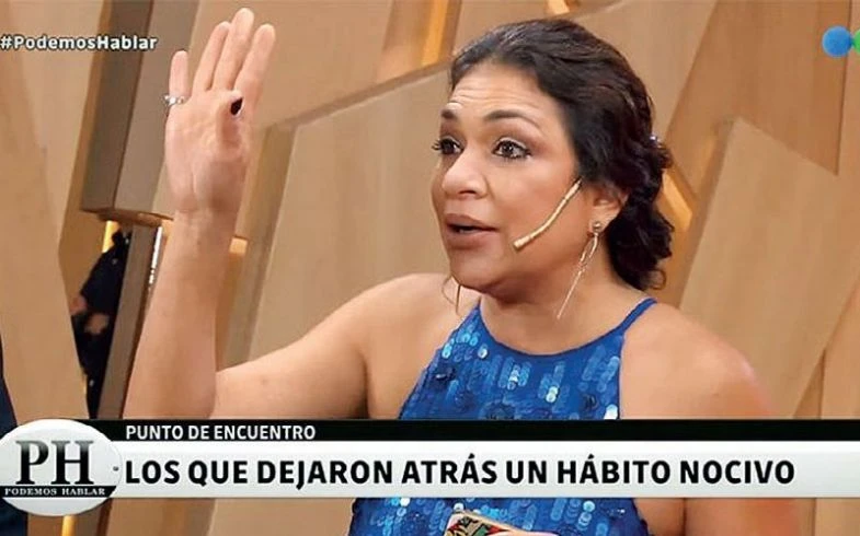 Claribel contó un viejo problema con el alcohol.