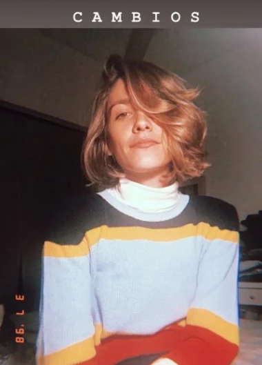 Rochi Igarzabal con su nuevo look