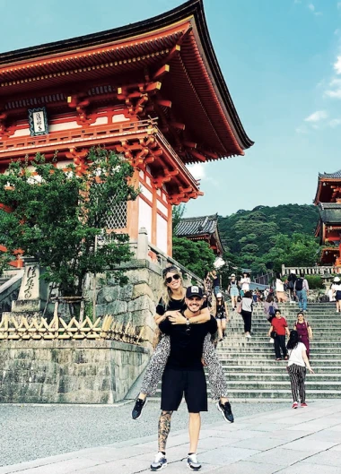 Wanda Nara y Mauro Icardi en Japón