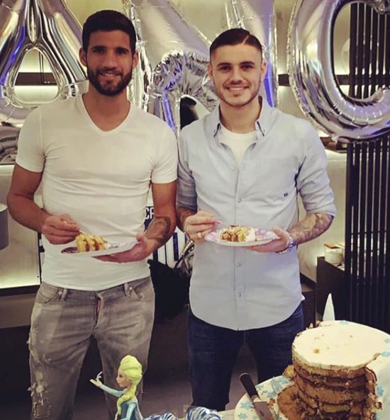 Lisandro jugó en el Inter de Milan y es muy amigo de Mauro Icardi.