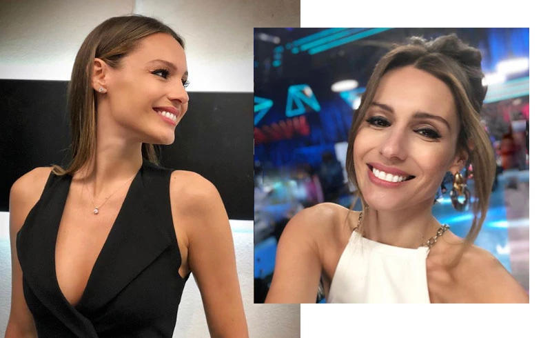 Pampita a corazón abierto. 