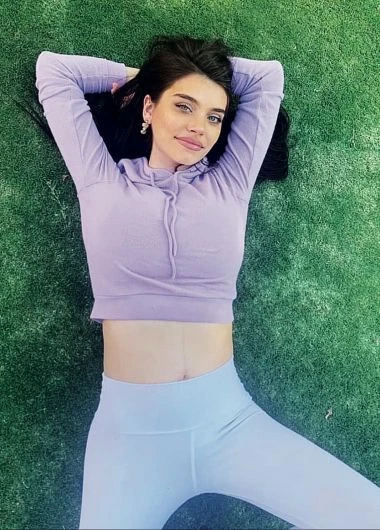 Eva y su hermosa sonrisa: estaría esperando una nena.