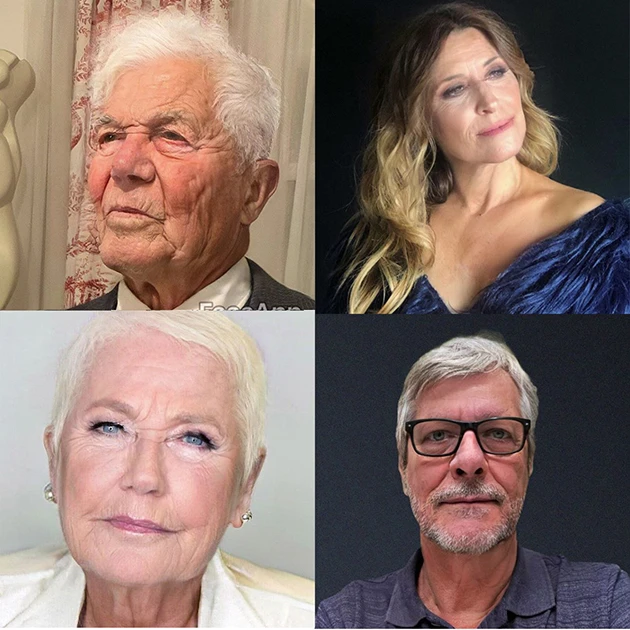 Fernando Burlando, Mariana Brey, Xuxa y Mario Pergolini.