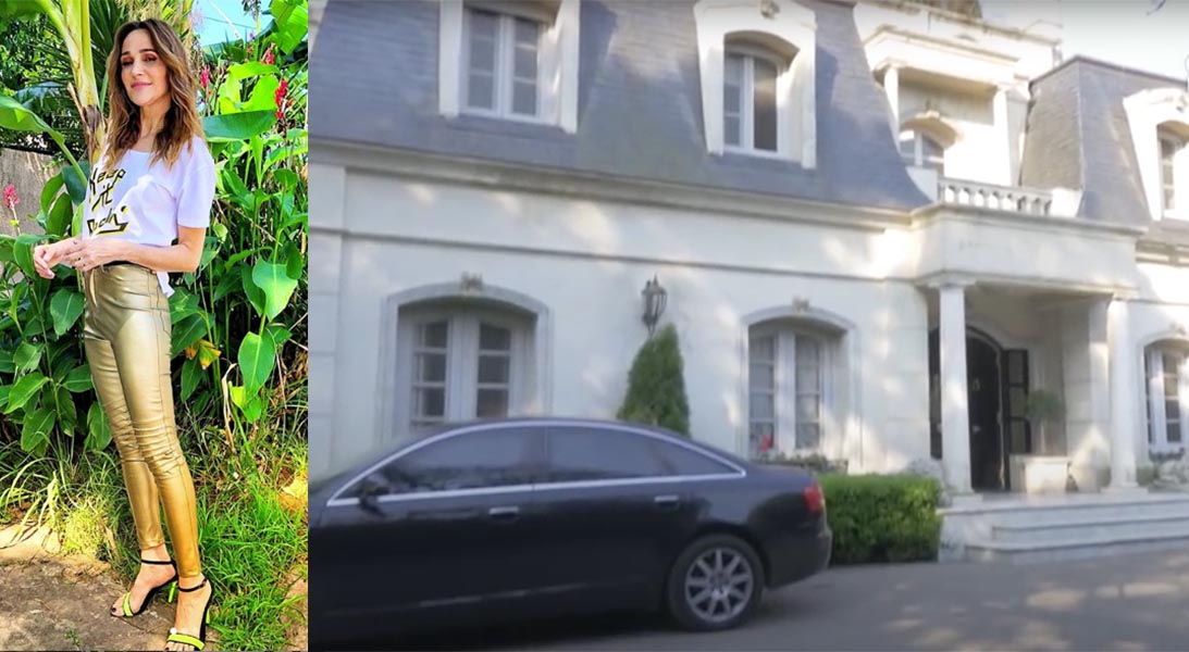 La casa de Verónica Lozano estilo francés, mucho verde y diversión