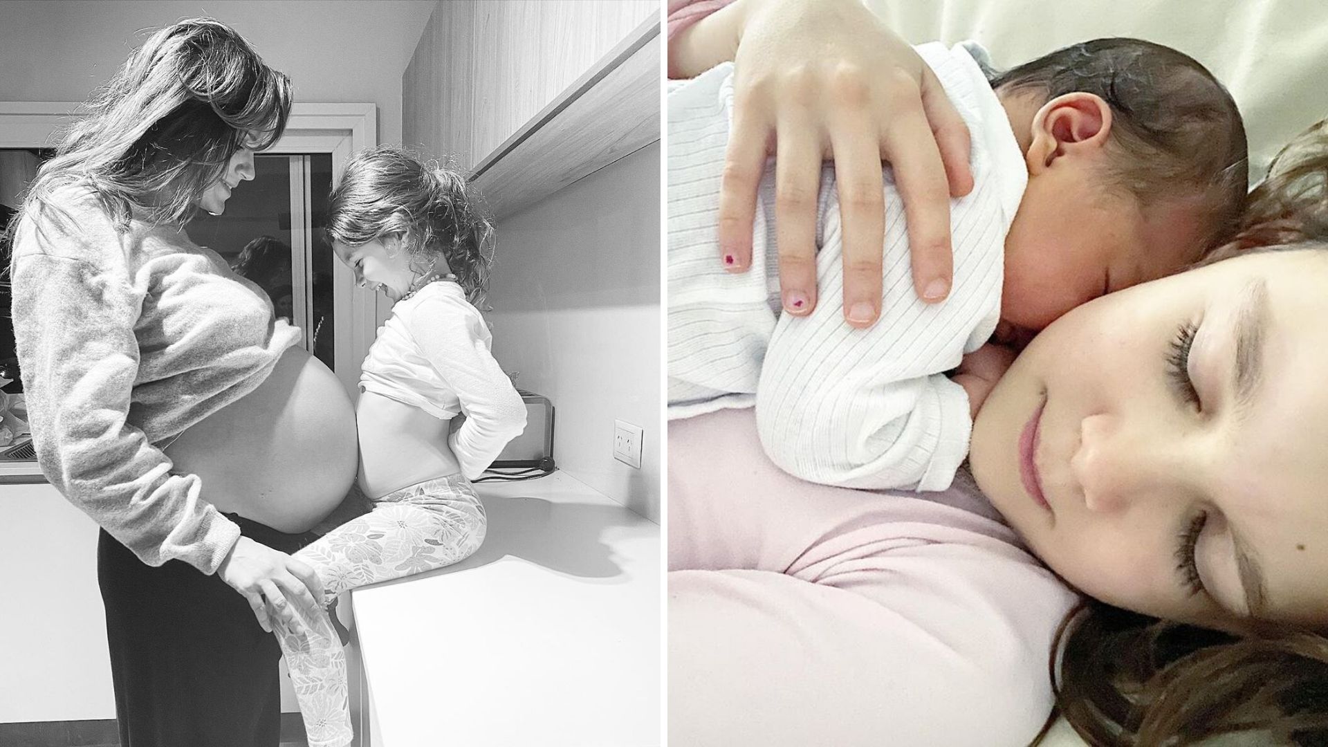 Paula Chaves Mostro Por Primera Vez A Filipa Con Un Tierna Postal Junto A Su Hermana Olivia Nos Tenemos Siempre Revista Paparazzi