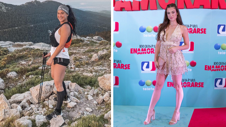 La nueva y aventurera vida europea de Lola Morán: la actriz hace deportes extremos, alpinismo, buceo y playa