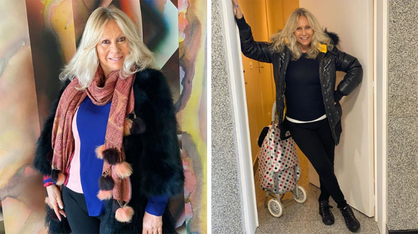 El look súper canchero de Ana Rosenfeld para ir al supermercado