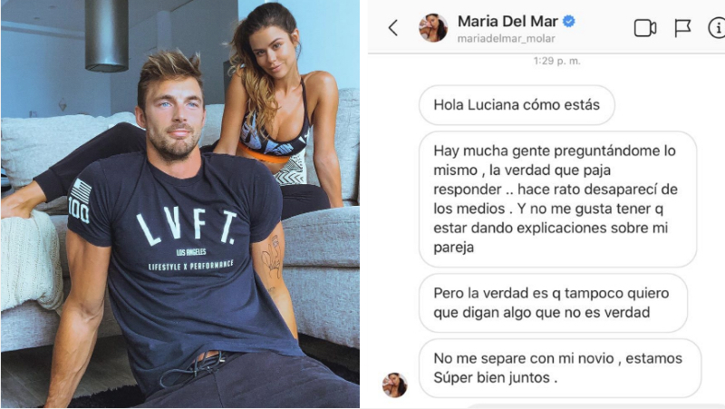 En medio de rumores de separación de su galán yanqui, María del Mar, la ex  de Matías Ale, da la cara y ataca – Revista Paparazzi