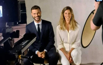 El tierno mensaje que le dedicó Diego Leuco a su compañera Luciana Geuna