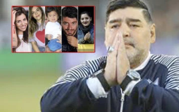 Aparecen escandalosos chats entre los hijos de Diego Maradona con una furiosa pelea entre Dalma y Jana que rompió el grupo