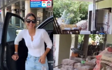 Dolor de cabeza: Marcela Kloosterboer regresó de sus vacaciones y se encontró con su casa destrozada