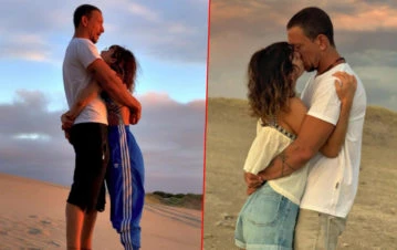 El romántico álbum de Nico Vázquez y Gime Accardi de sus vacaciones amorosas en Lobería