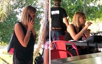 ¡Todas las fotos! Karin Cohen blanqueó a su pareja y se anticipó a San Valentín en un exclusivo restaurant de Nordelta
