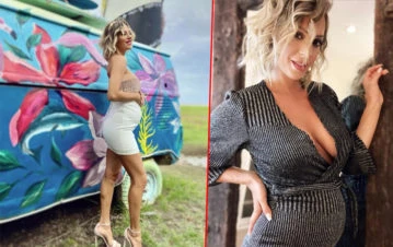 La llamativa foto de Noelia Marzol mostrando su panza de embarazo de 5 meses