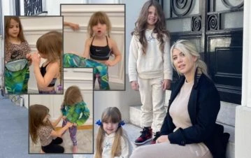 Distintas a mamá: Francesca e Isabella Icardi reciclan ropa con agujeros y le enseñan a Wanda cómo hacerlo