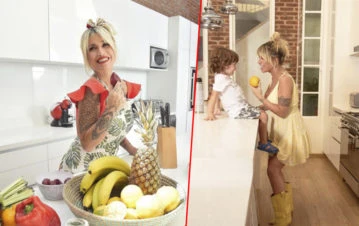 La impactante cocina de Florencia Peña en su casa del country: súper amplia y totalmente moderna